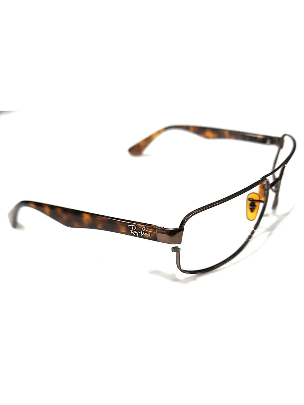 Ray Ban RB3445 014/57 Brown Wrap Sunglasses Frame 61-17 No Lens Screw